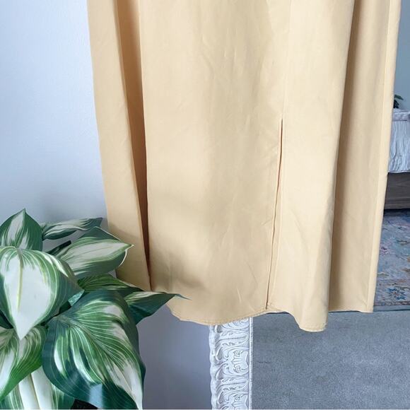 Mango Belted Front Slit Midi Skirt - Picture 5 of 11